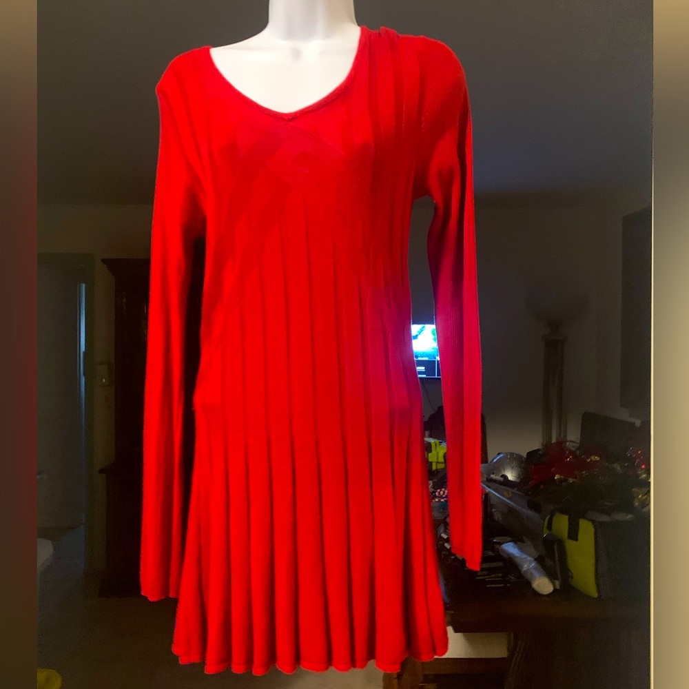 Studio M Red Tunic Dress